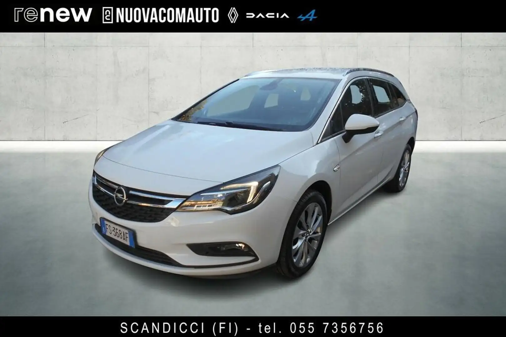 Opel Astra Sports Tourer 1.4 t. Dynamic ecoM 110cv Blanc - 1