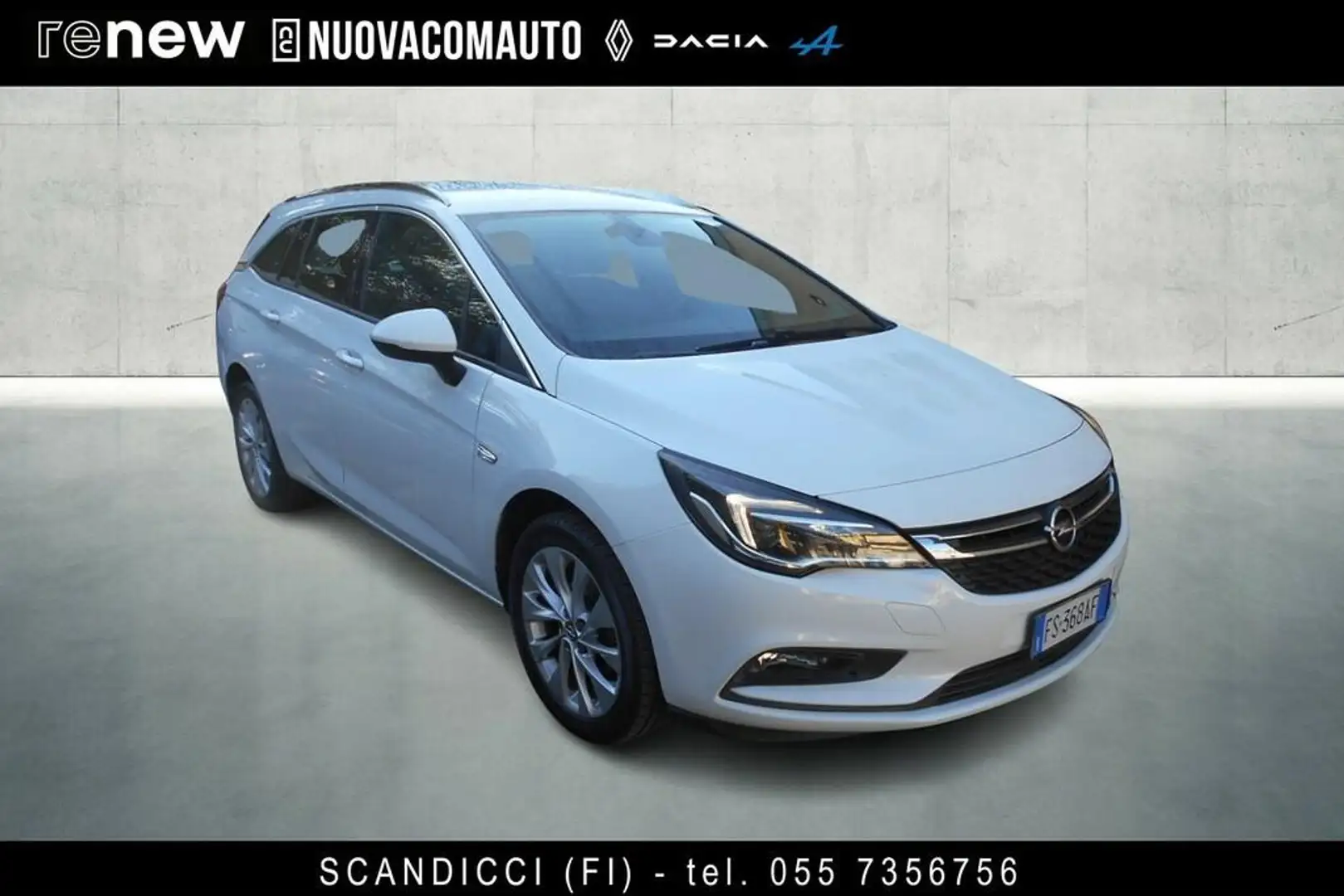 Opel Astra Sports Tourer 1.4 t. Dynamic ecoM 110cv Blanc - 2