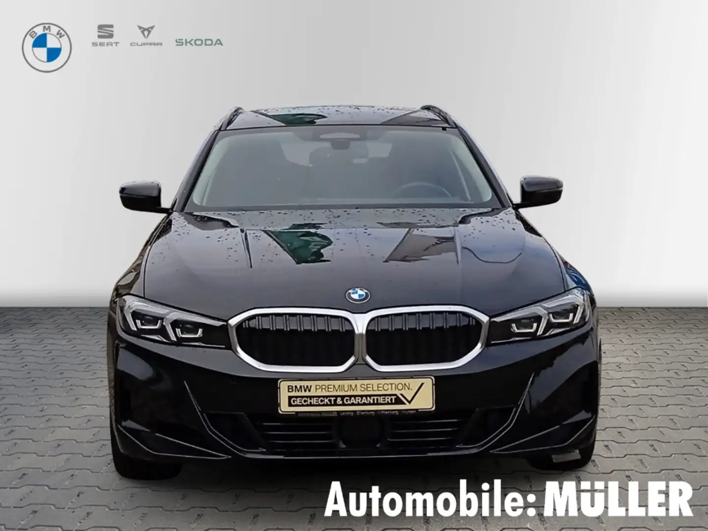 BMW 320 d xDrive Touring STANDHEIZUNG+ACC+KAMERA+SHZ Noir - 2