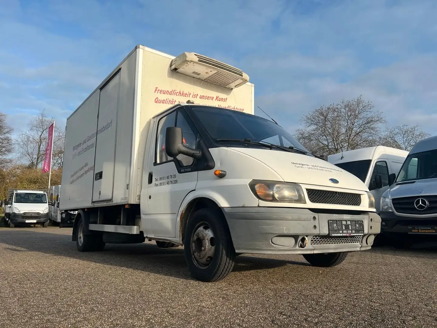 Ford Transit 2,4 D *Tiefkühl Koffer - 29C.*Hebebühne* Weiß - 1