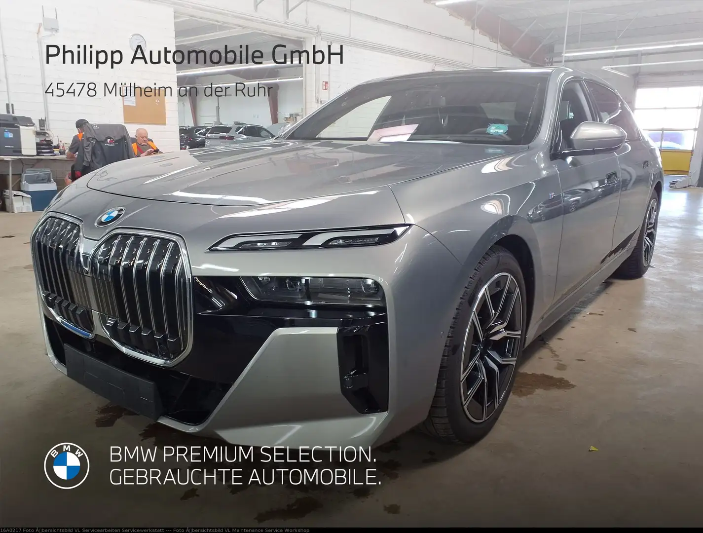 BMW 740 d xDrive M Sport StandHzg TV P.SKY Autobahnas. Gris - 2