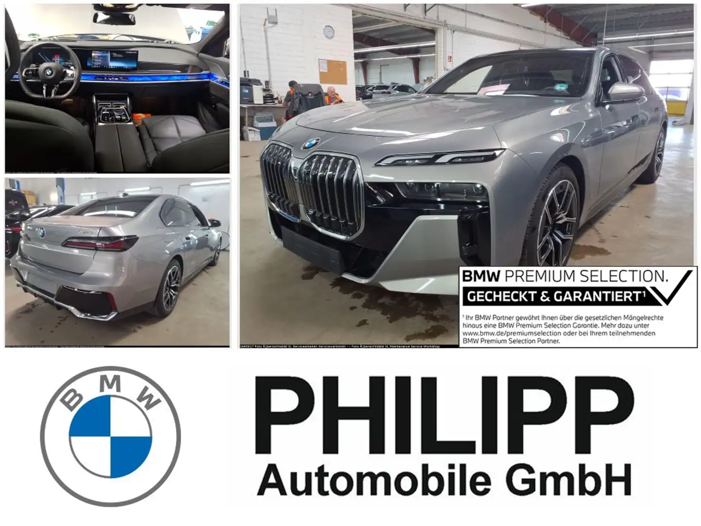 BMW 740 d xDrive M Sport StandHzg TV P.SKY Autobahnas. Gris - 1