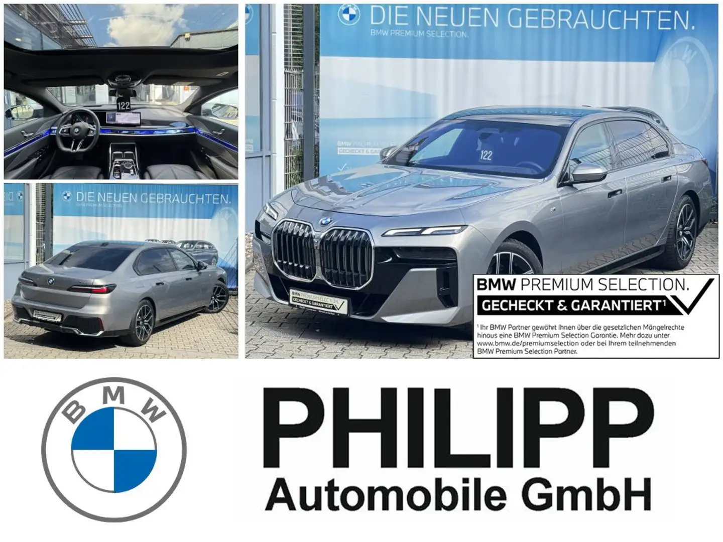 BMW 740 d xDrive M Sport StandHzg TV P.SKY Autobahnas. Grau - 1