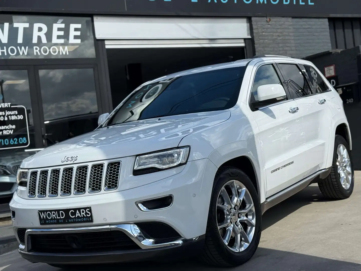Jeep Grand Cherokee 3.0 V6 TD Summit TOIT PANO DISTRO H-K CAMERA FULL Weiß - 1