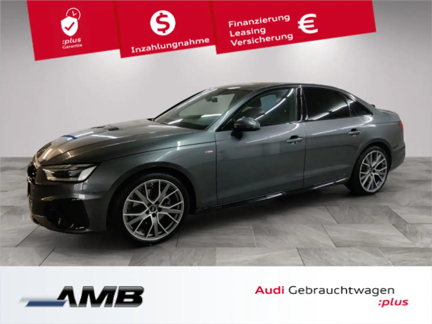 Audi A4 S line Black Edition 35 TDI 04.29Ga Grau - 1