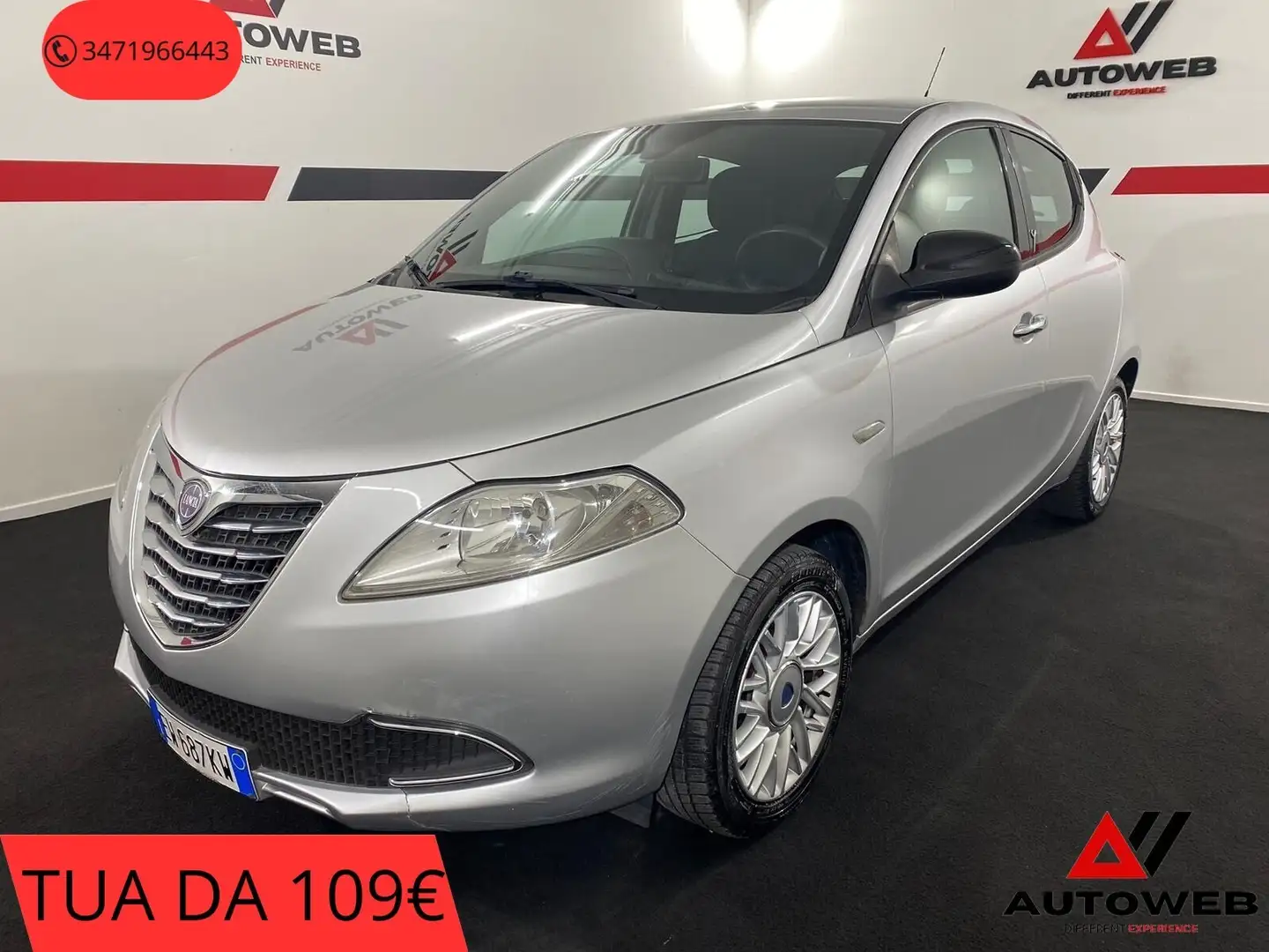 Lancia Ypsilon 1.2 69 CV 5 porte S&S Gold Argento - 1