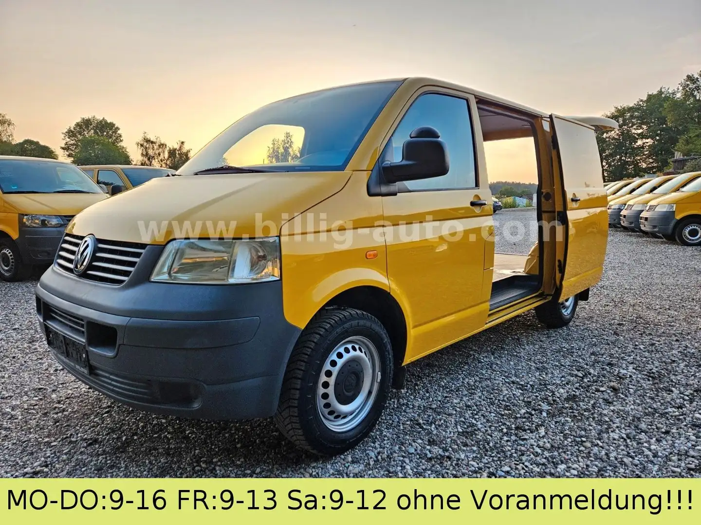 Volkswagen T5 Transporter T5 1.9 TDI 2xSchiebetüre Scheckheft Bulli Kasten Jaune - 1