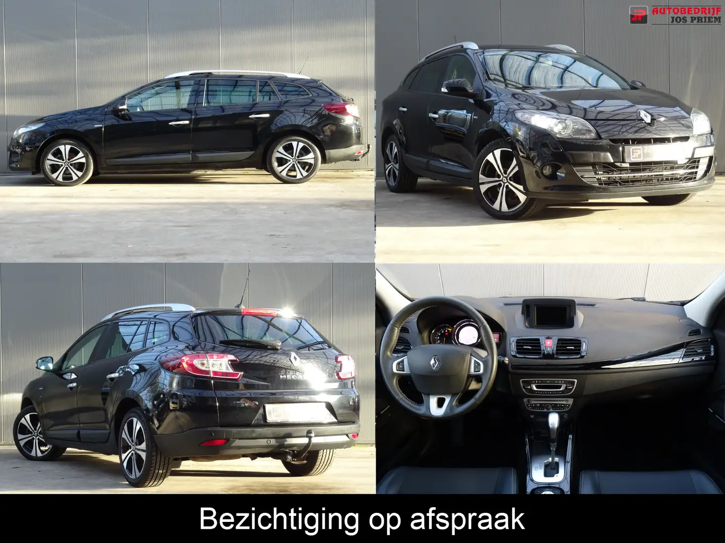Renault Megane Estate 2.0 Bose * PDC * TREKHAAK * PANORAMADAK !! Negru - 1