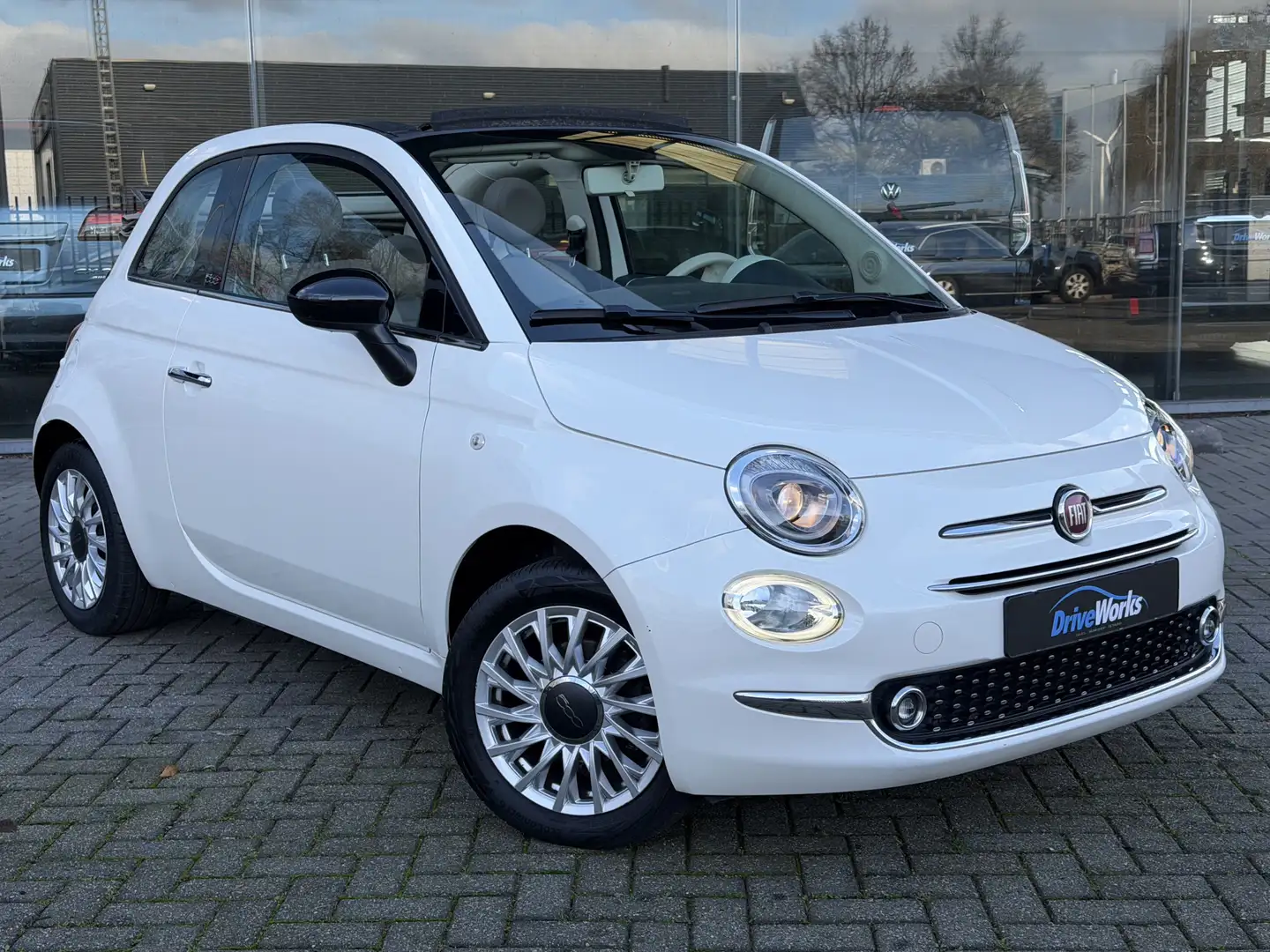 Fiat 500C 1.2 Lounge | Parelmoer | Cappuccino Leer | | Inter Weiß - 2
