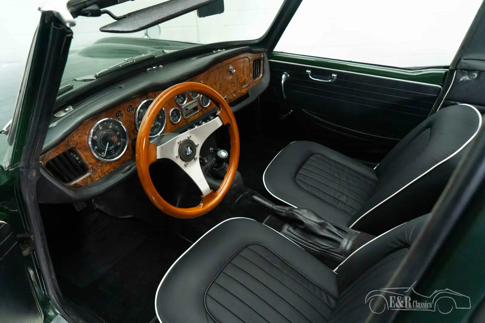 Triumph TR4 IRS | Gerestaureerd | Zeldzame Surrey Top | 1966 Yeşil - 2