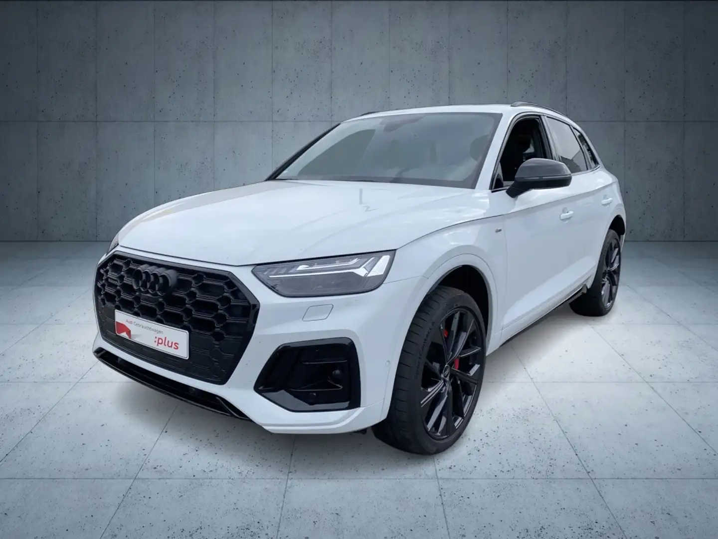 Audi Q5 S line business 40 TDI qu. S tr. PANO HUD AHK Weiß - 2