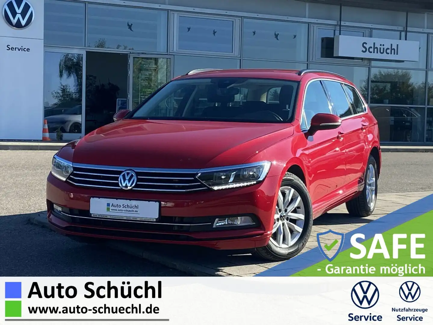 Volkswagen Passat Variant 1.6 TDI DSG Comfortline 16"+NAVI+ Rot - 1