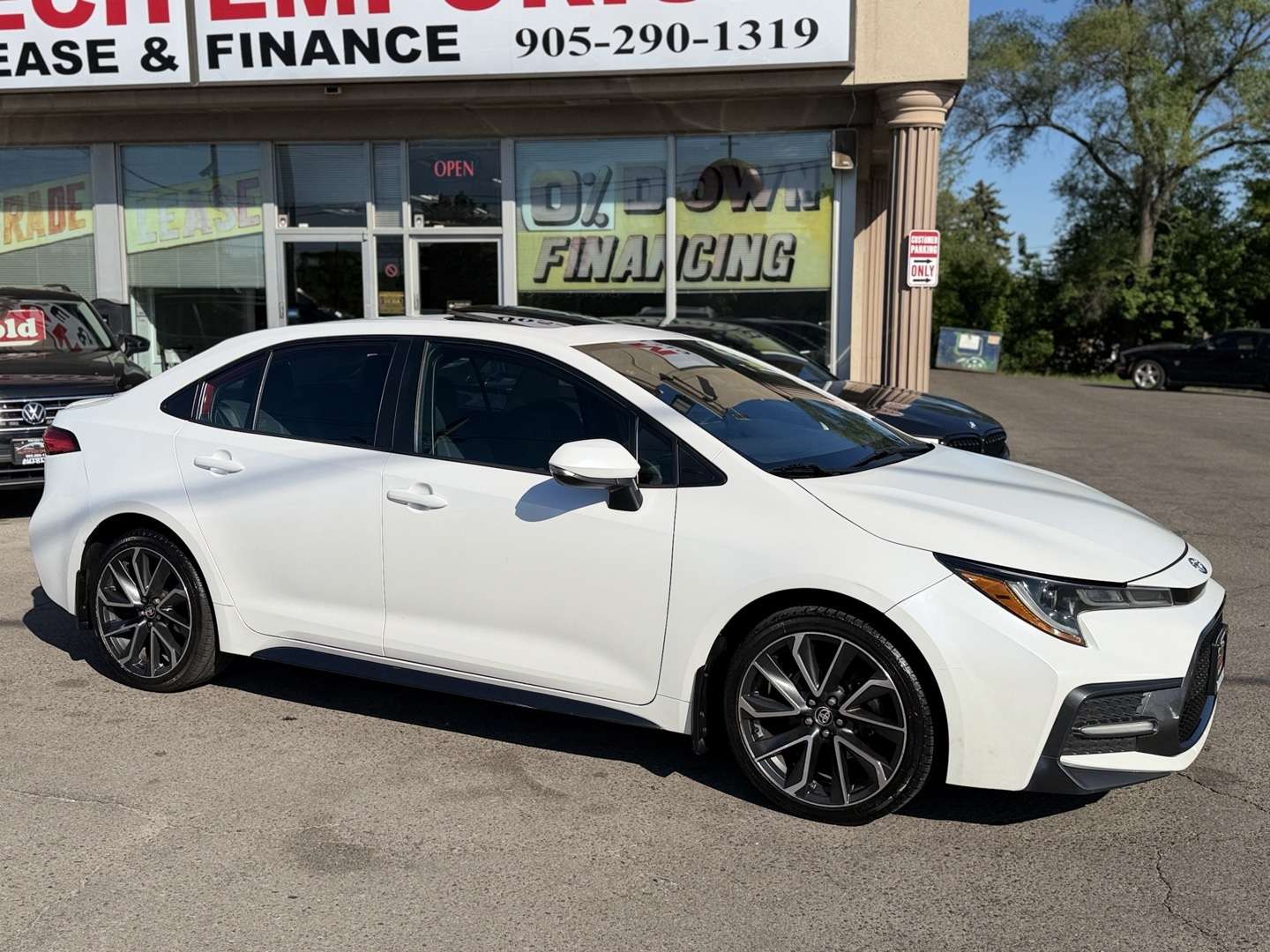 2020 Toyota Corolla SE Pearl White Sunroof | Htd Steering | Push Start — снимка 1
