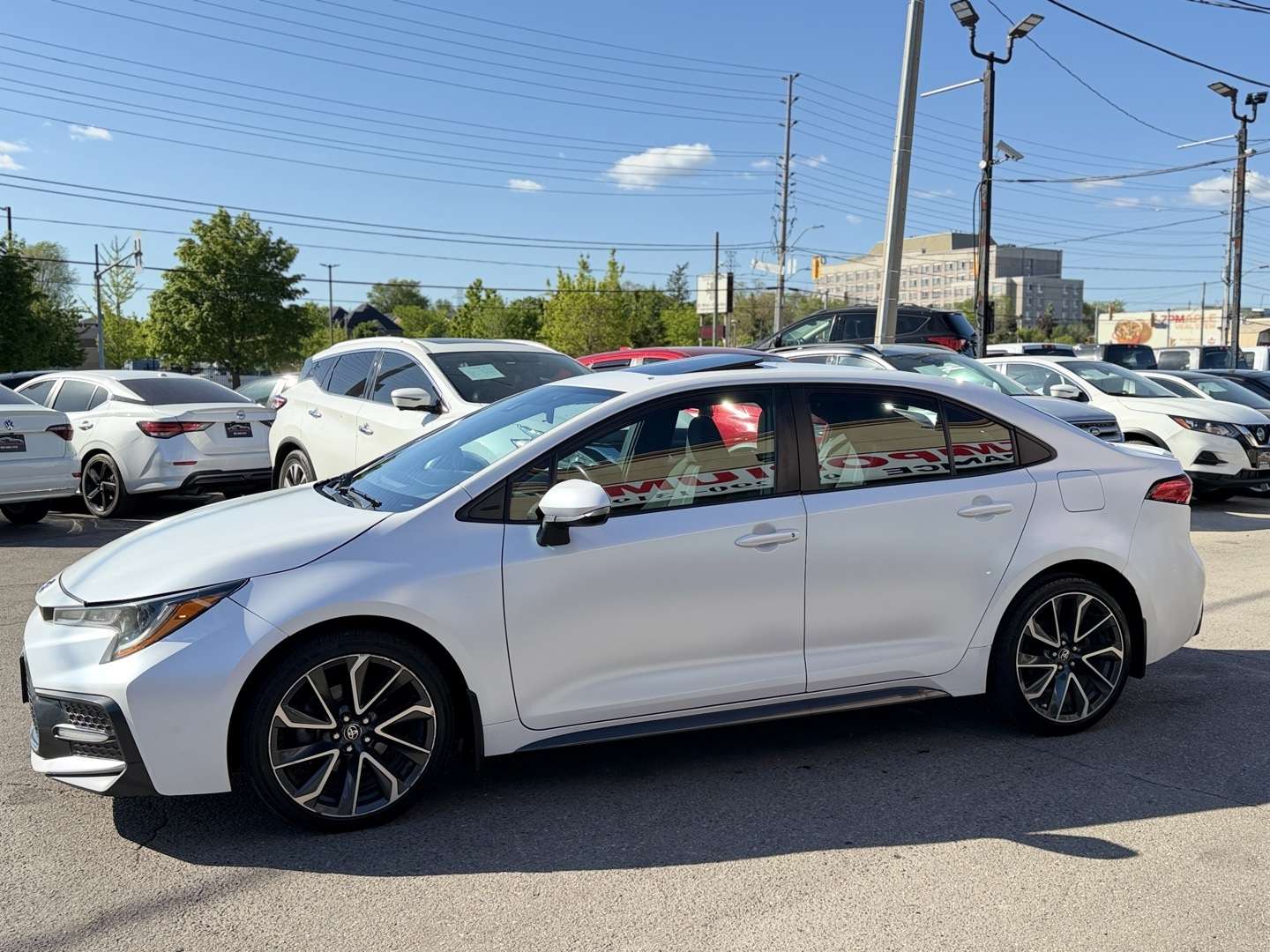 2020 Toyota Corolla SE Pearl White Sunroof | Htd Steering | Push Start — снимка 1