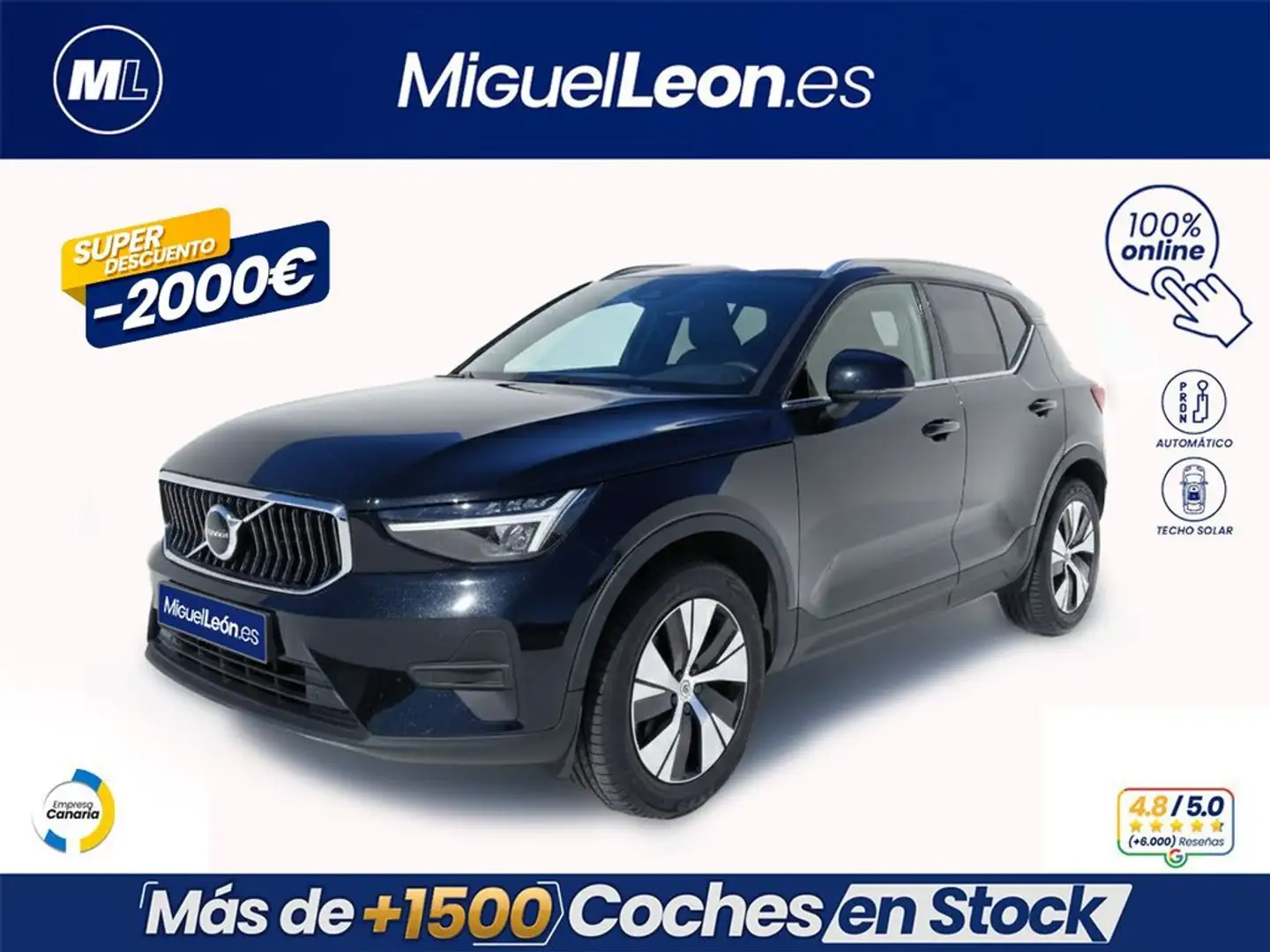 Volvo XC40 T4 Recharge Core Aut. Schwarz - 1