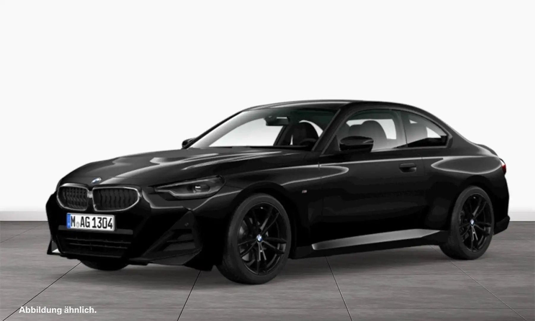 BMW 218 i Coupé/ M Sport/ Widscreen/ LC+/ Klimaauto./ PDC Schwarz - 1