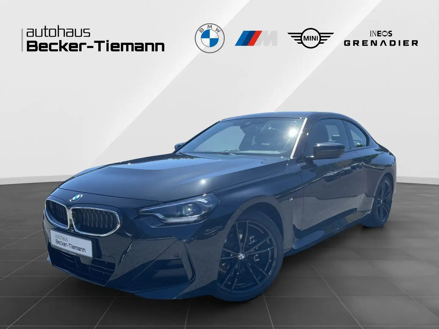BMW 218 i Coupé/ M Sport/ Widscreen/ LC+/ Klimaauto./ PDC Noir - 1