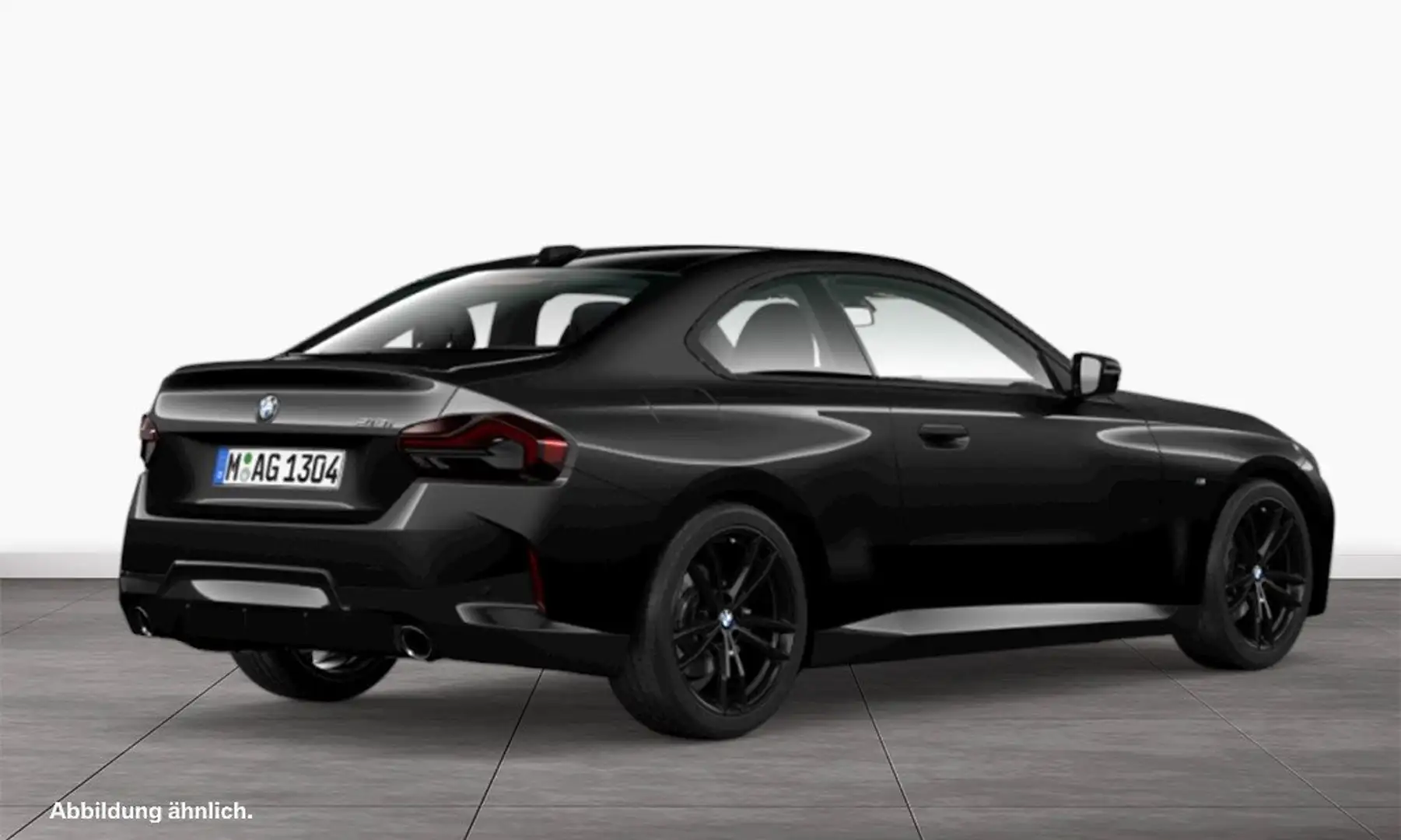 BMW 218 i Coupé/ M Sport/ Widscreen/ LC+/ Klimaauto./ PDC Schwarz - 2