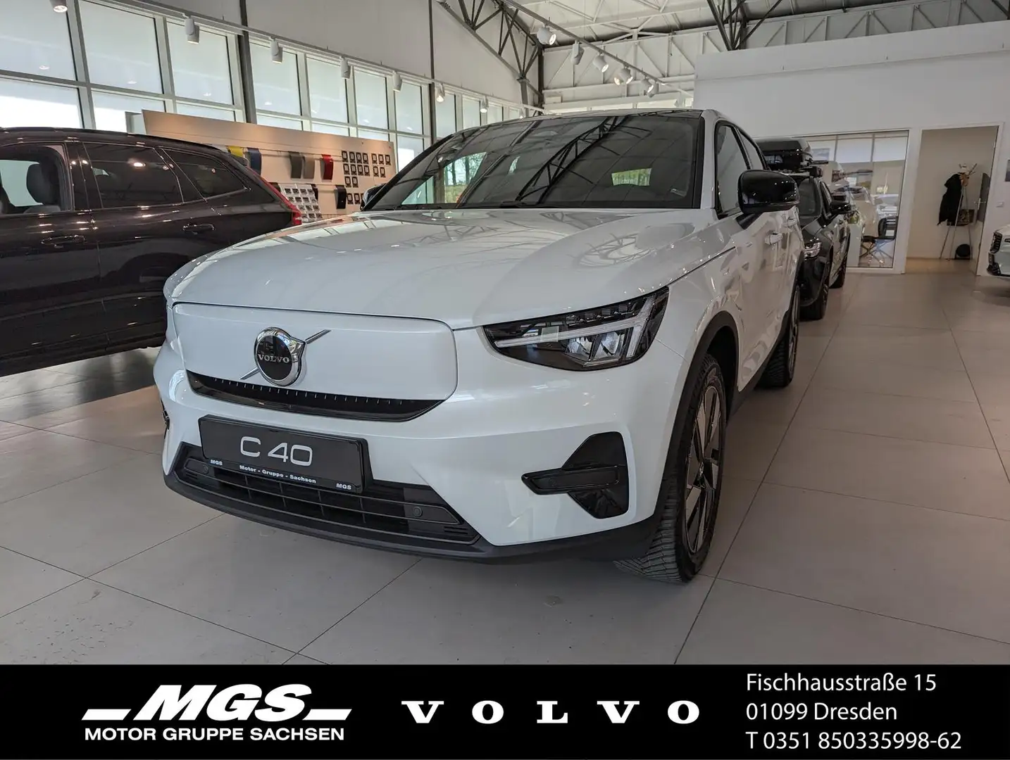 Volvo C40 Plus Recharge Pure Electric 2WD Weiß - 1
