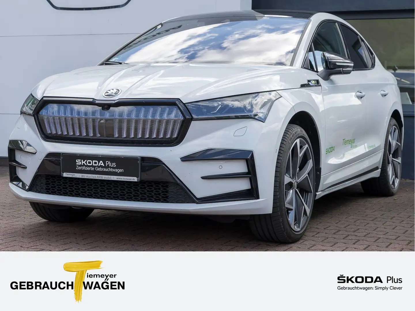 Skoda Enyaq ENYAQ Coupé iV RS 85 AHK LM21 CANTON Blanco - 1