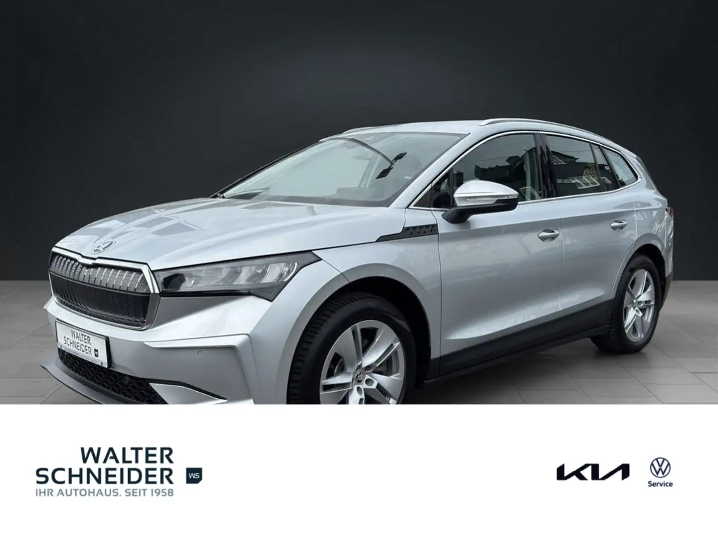 Skoda Enyaq iV 80 Loft LED AHK SHZ KAMERA Silber - 1