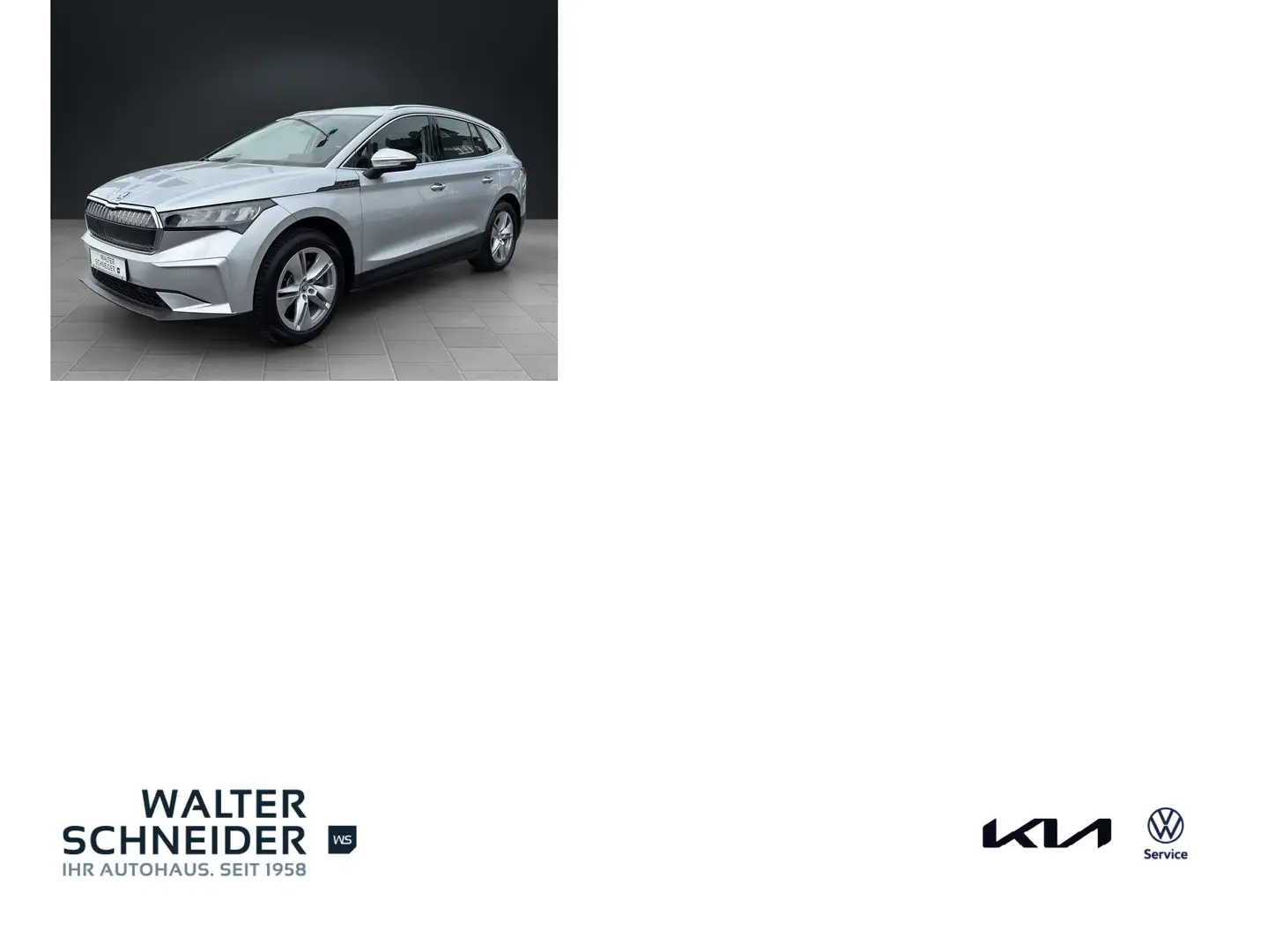 Skoda Enyaq iV 80 Loft LED AHK SHZ KAMERA Silber - 1