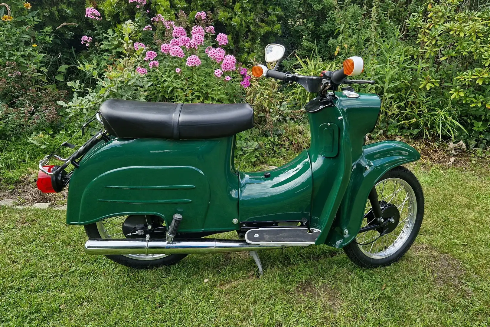Simson KR 51 KR51/2 Neuaufbau 4 Gang DDR-Papiere Billardgrün Zielony - 1
