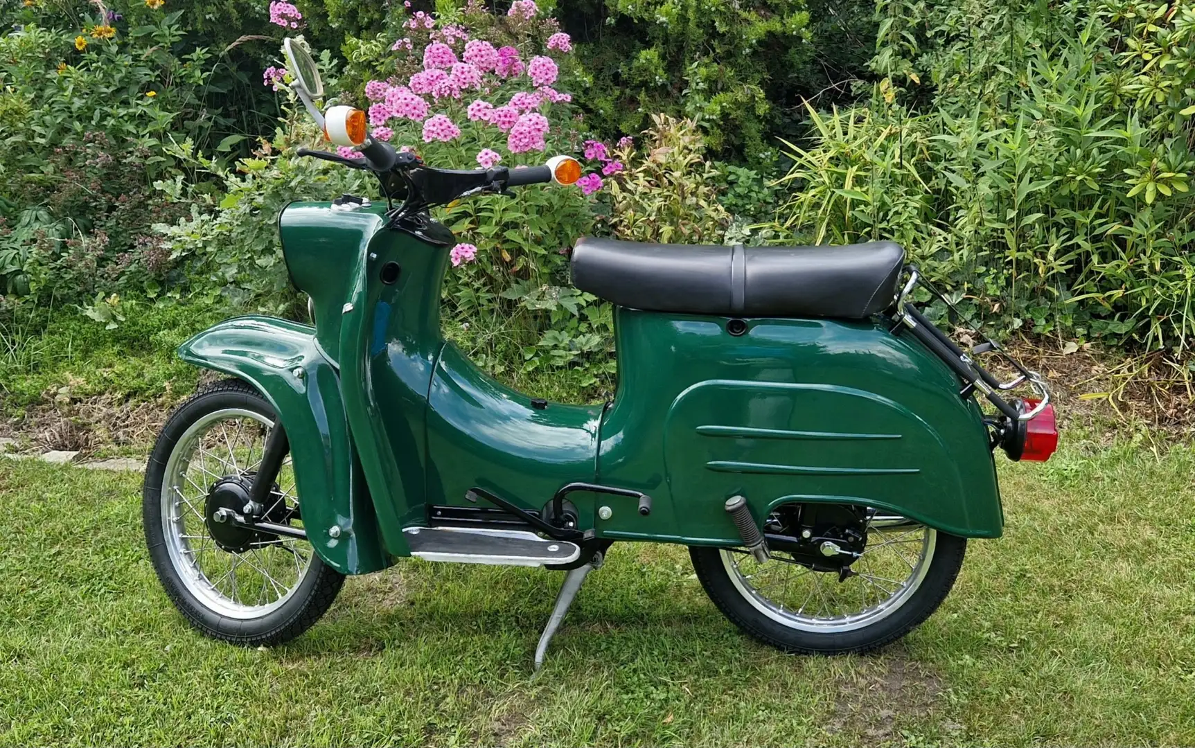 Simson KR 51 KR51/2 Neuaufbau 4 Gang DDR-Papiere Billardgrün Zielony - 2