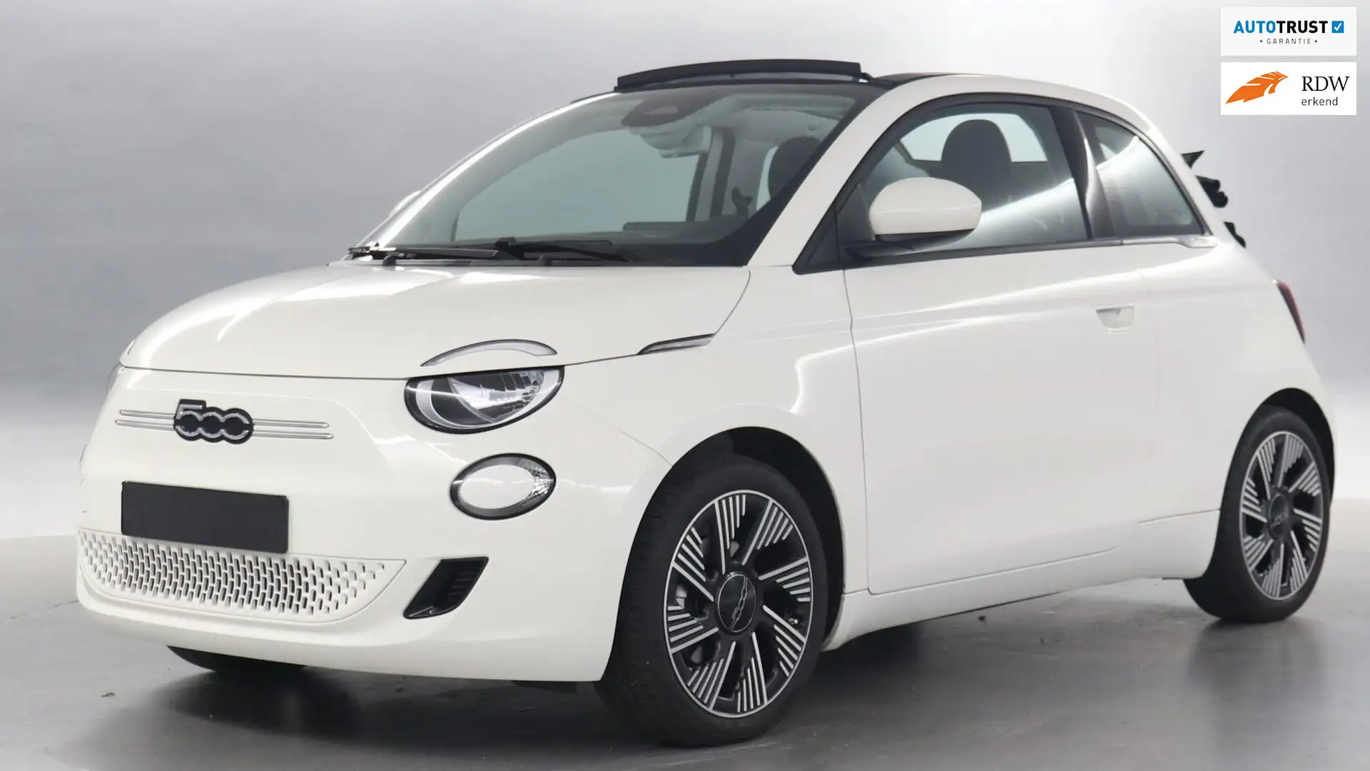 Fiat 500e 42kWh Cabrio|Urban|€2.000 EV Sub.|Carplay|Climate| Wit - 1