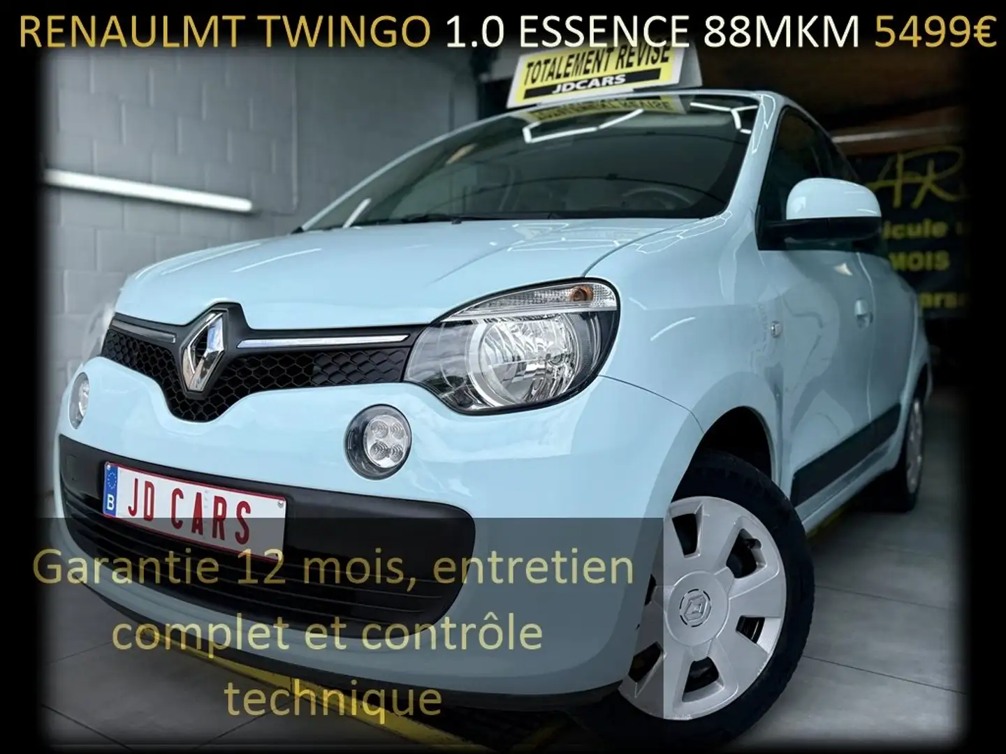 Renault Twingo Twingo 1.0i 88MKM ‼️GARANTIE 1 AN CTOK‼️ Bleu - 1