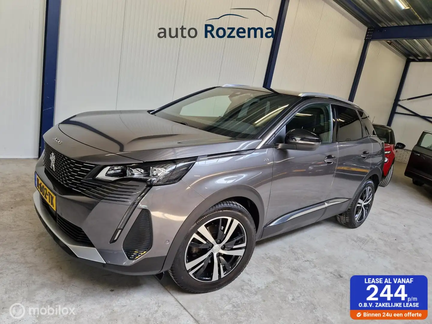 Peugeot 3008 1.2 PureTech GT Clima Navi Uitz Mooi Gris - 1