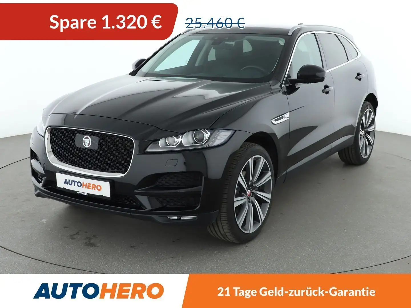 Jaguar F-Pace 25t Prestige AWD Aut.*NAVI*LED*ACC*CAM*PDC*SHZ* Schwarz - 1
