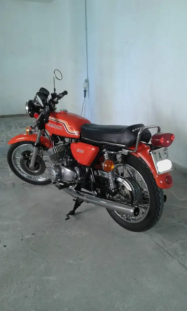 Kawasaki 500 H1 B Arancione - 1