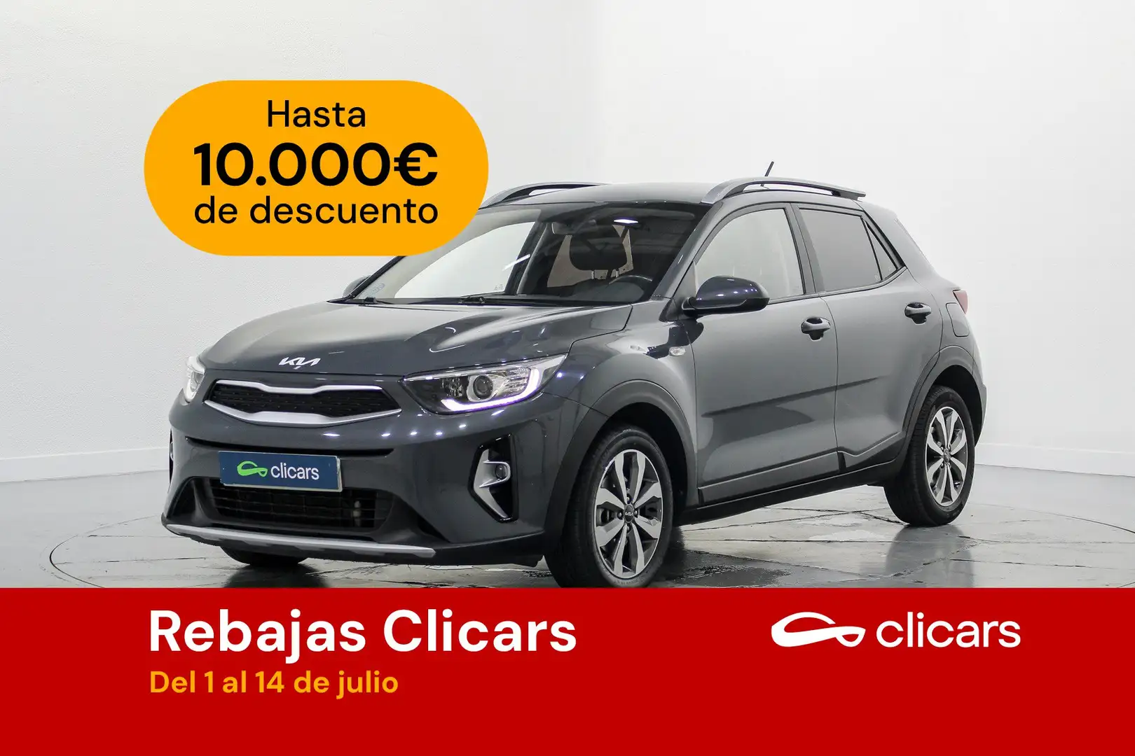 Kia Stonic 1.0 T-GDi MHEV Concept 100 Gris - 1