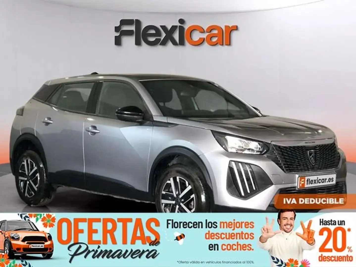 Peugeot 2008 1.2 PureTech S&S Active 100 Gris - 1