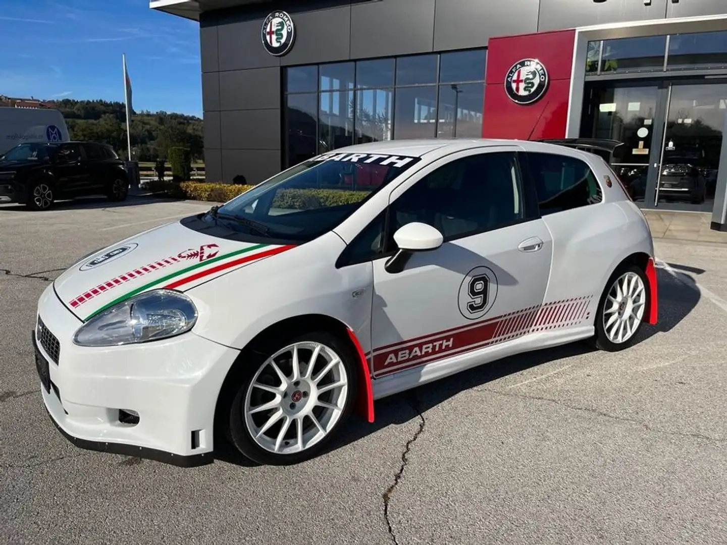 Fiat Grande Punto Rally Car 1,4 16V T-Jet Sport White - 2