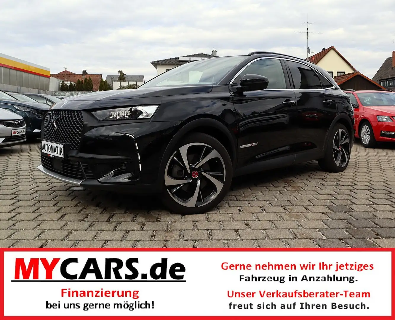 DS Automobiles DS 7 Crossback DS7 Perf. Line*300PS*Rivoli*4x4*Panodach*Sound Schwarz - 1