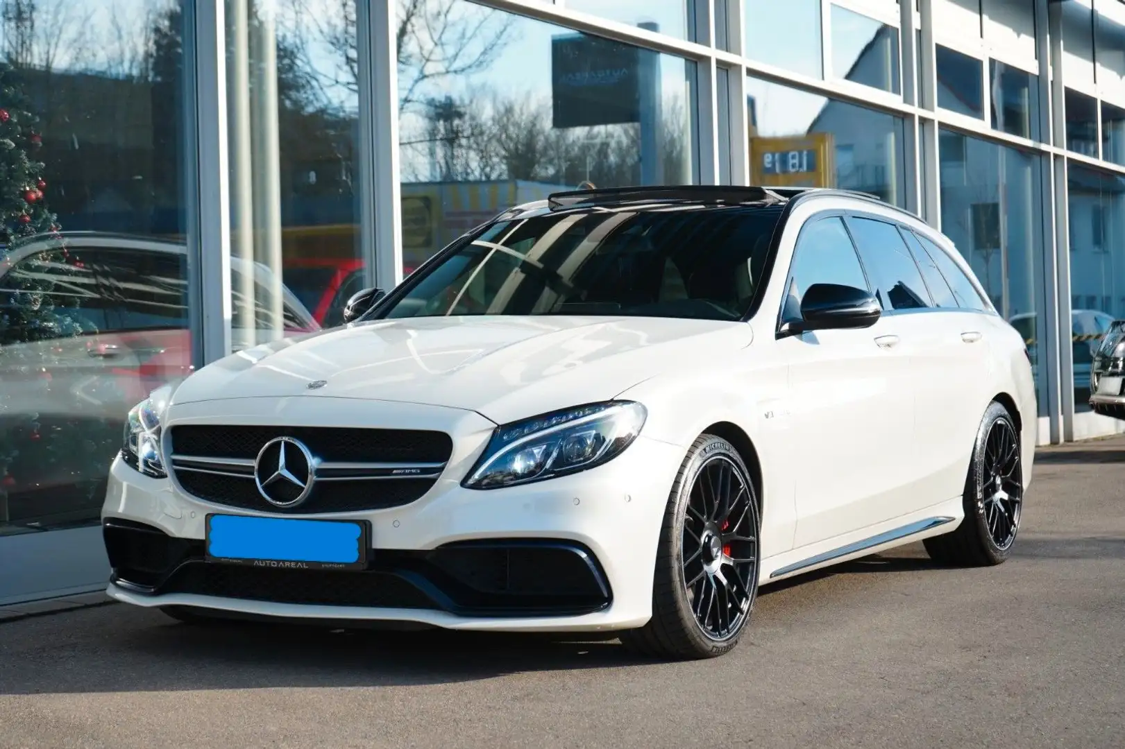 Mercedes-Benz C 63 AMG C 63 S Kombi Designio Leder Burmeister Head Up Weiß - 2