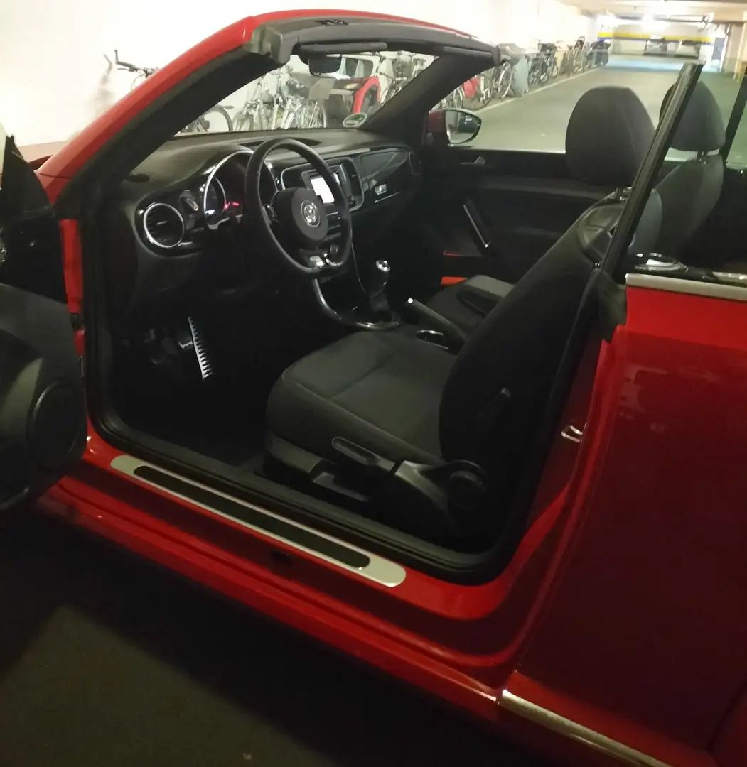 Volkswagen Beetle CABRIO 1.2TSI "SOUND"610km,WIE NEU,VOLLAUSSTATTUNG Rot - 2