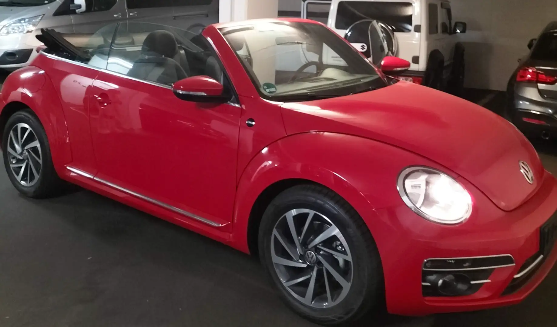 Volkswagen Beetle CABRIO 1.2TSI "SOUND"610km,WIE NEU,VOLLAUSSTATTUNG Rot - 1