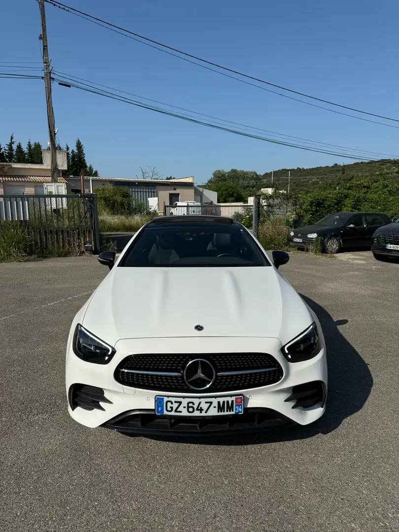 Mercedes-Benz E 220 Classe E coupé d 9G-Tronic AMG Line Blanc - 2
