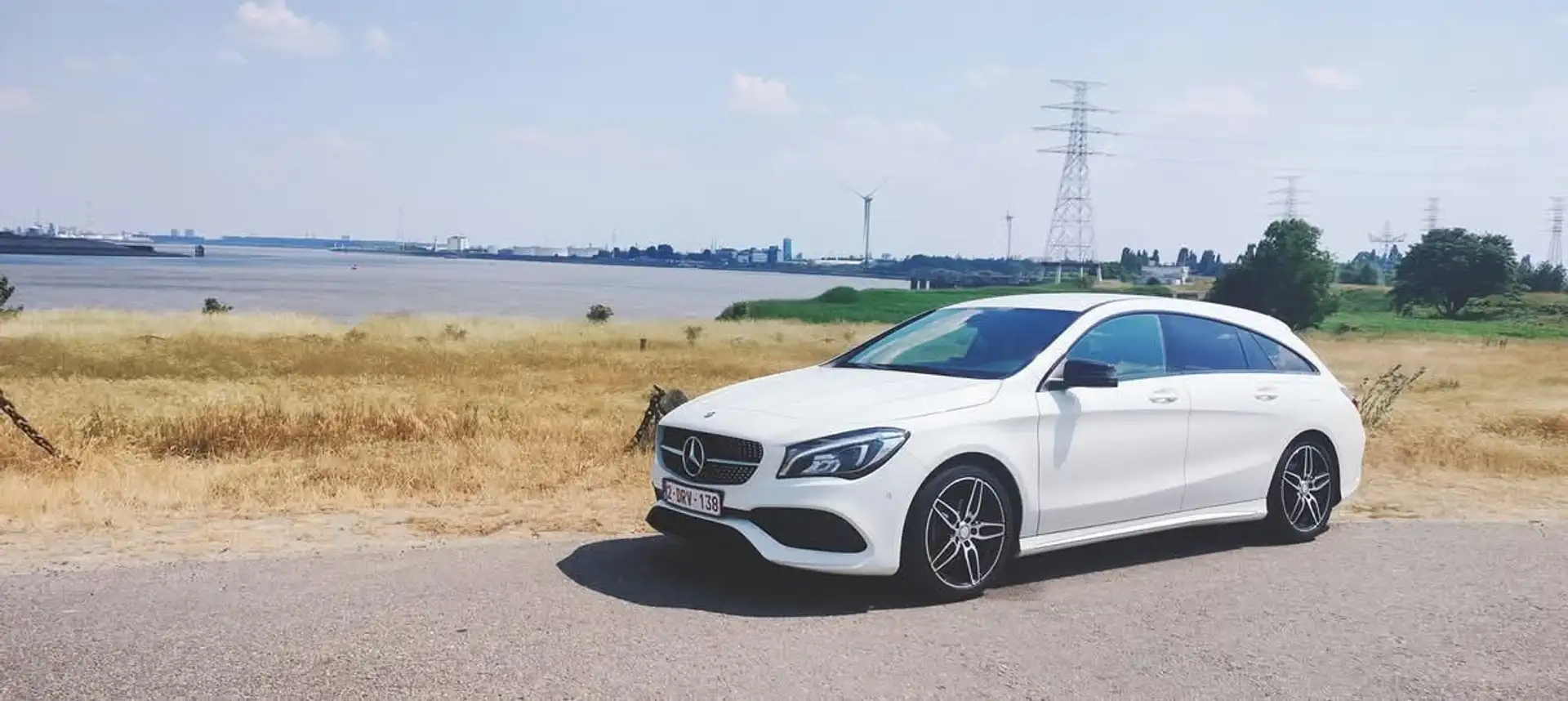 Mercedes-Benz 180 180 amg line Blanc - 1