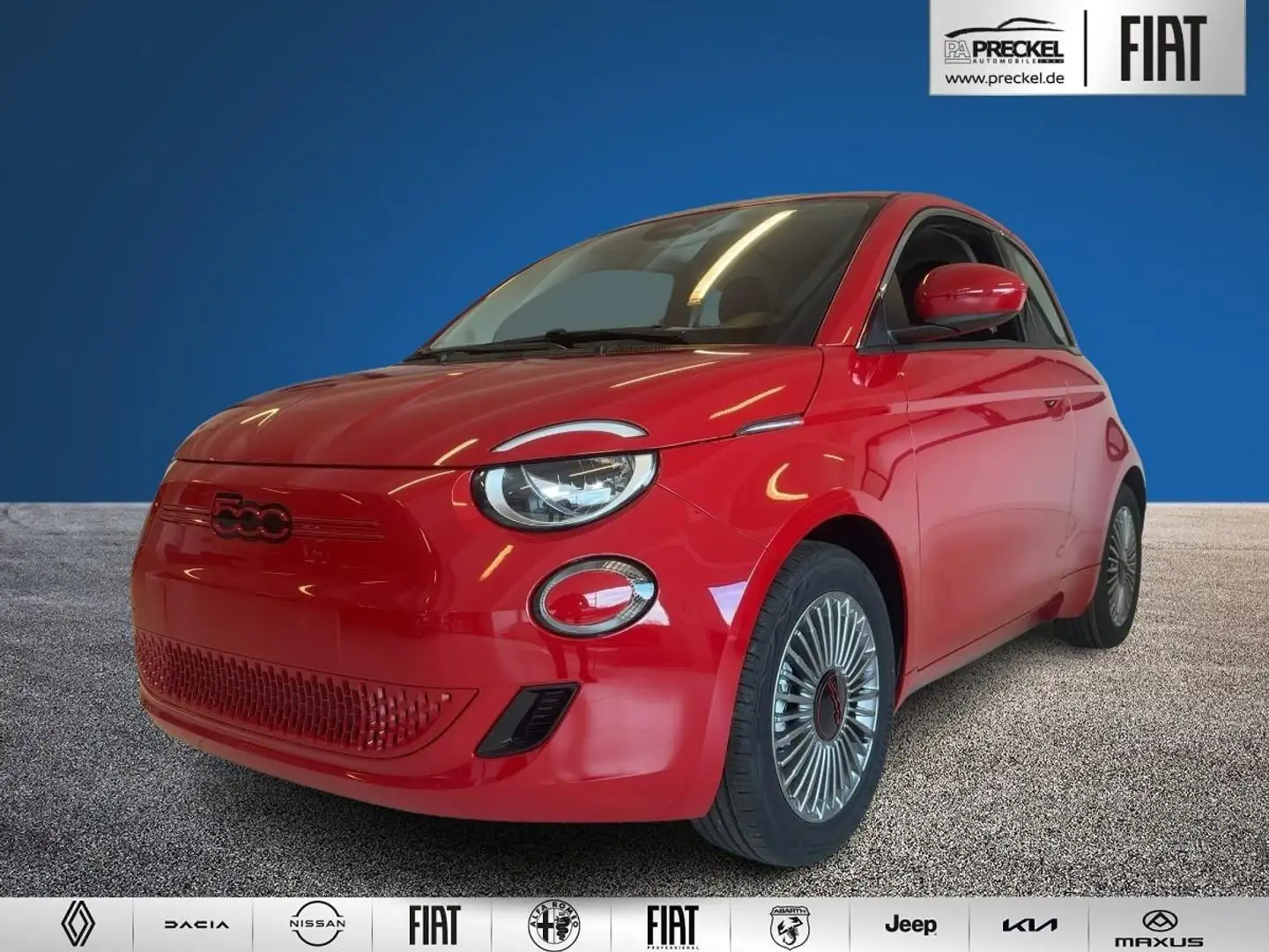 Fiat 500e RED Rot - 1