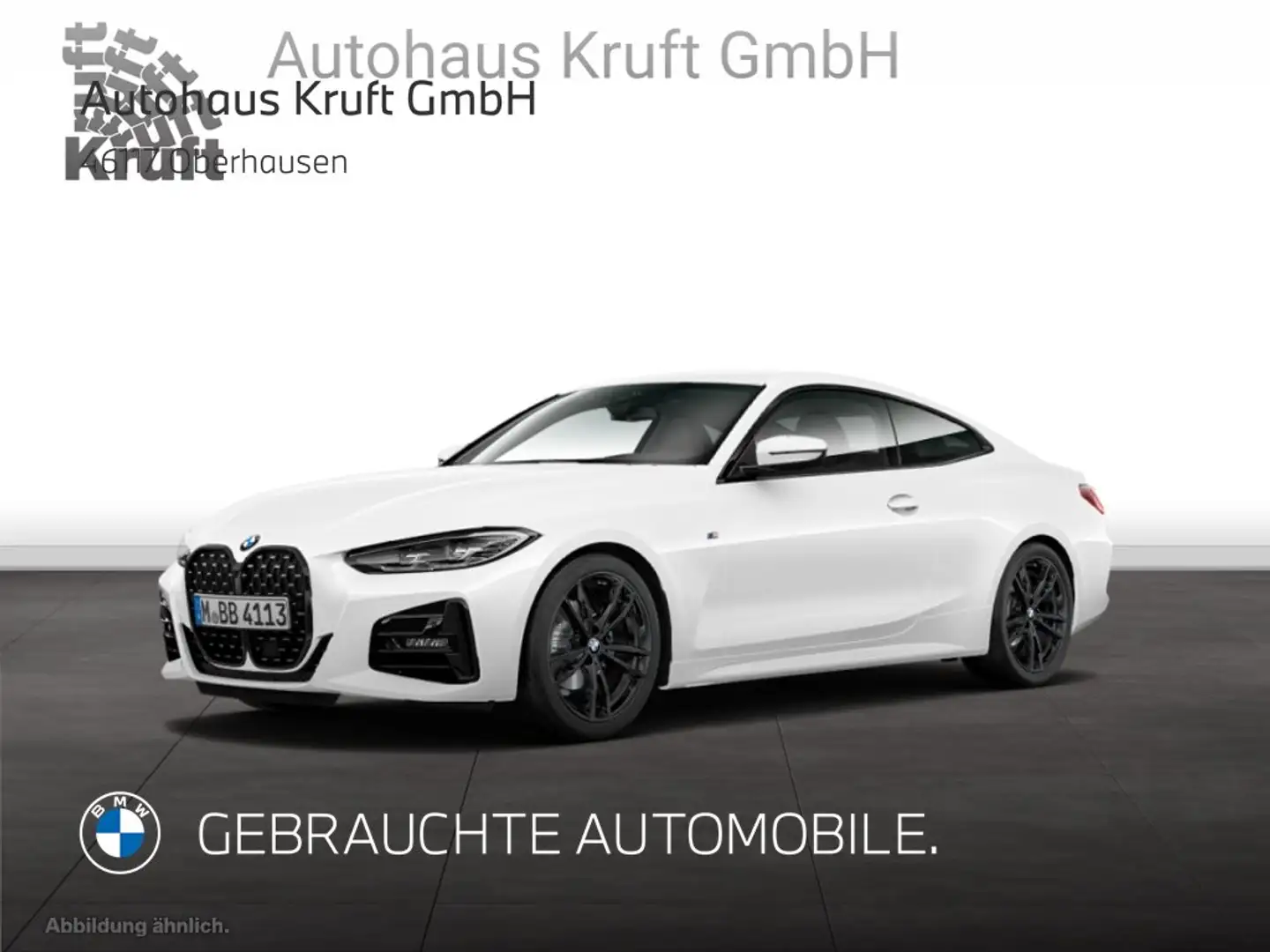 BMW 420 d xDrive Coupé M SPORT+LC PROF+HUD+KAMERA Weiß - 2