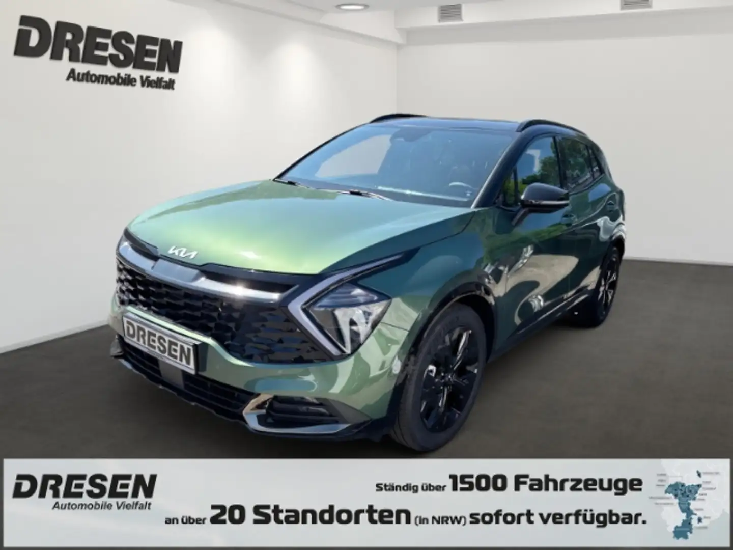 Kia Sportage NIGHTLINE ED 1.6 T-GDI AT NAVI,DAB,KLIMA,CARPLAY,S Grün - 1