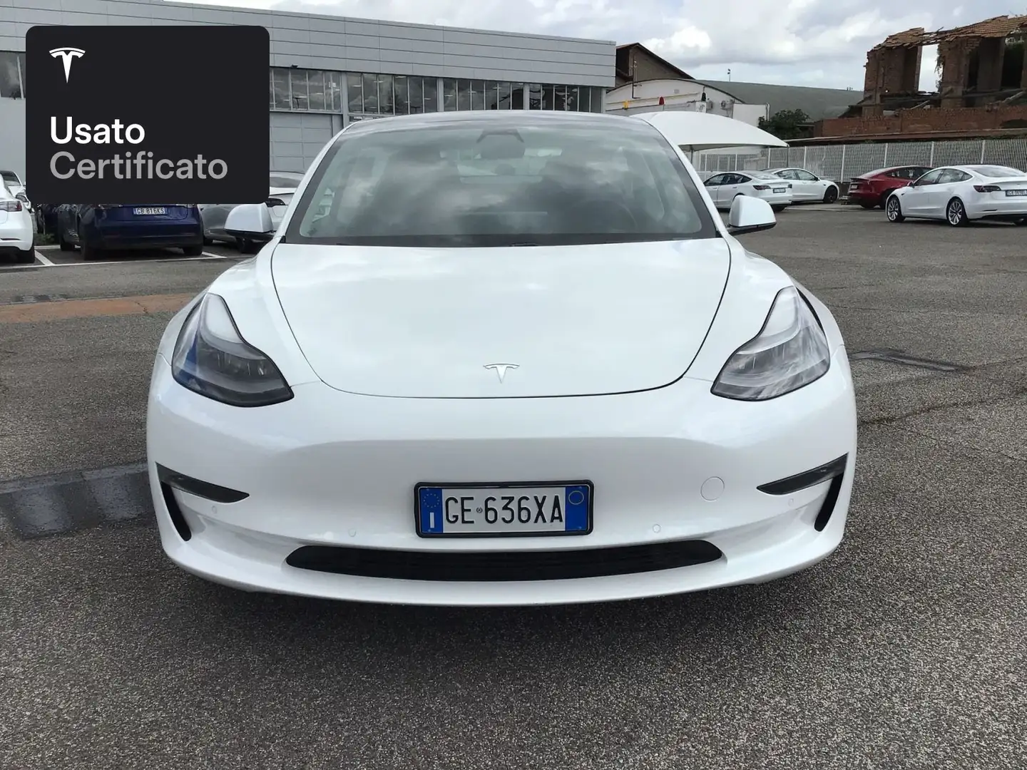 Tesla Model 3 Long Range AWD Weiß - 2