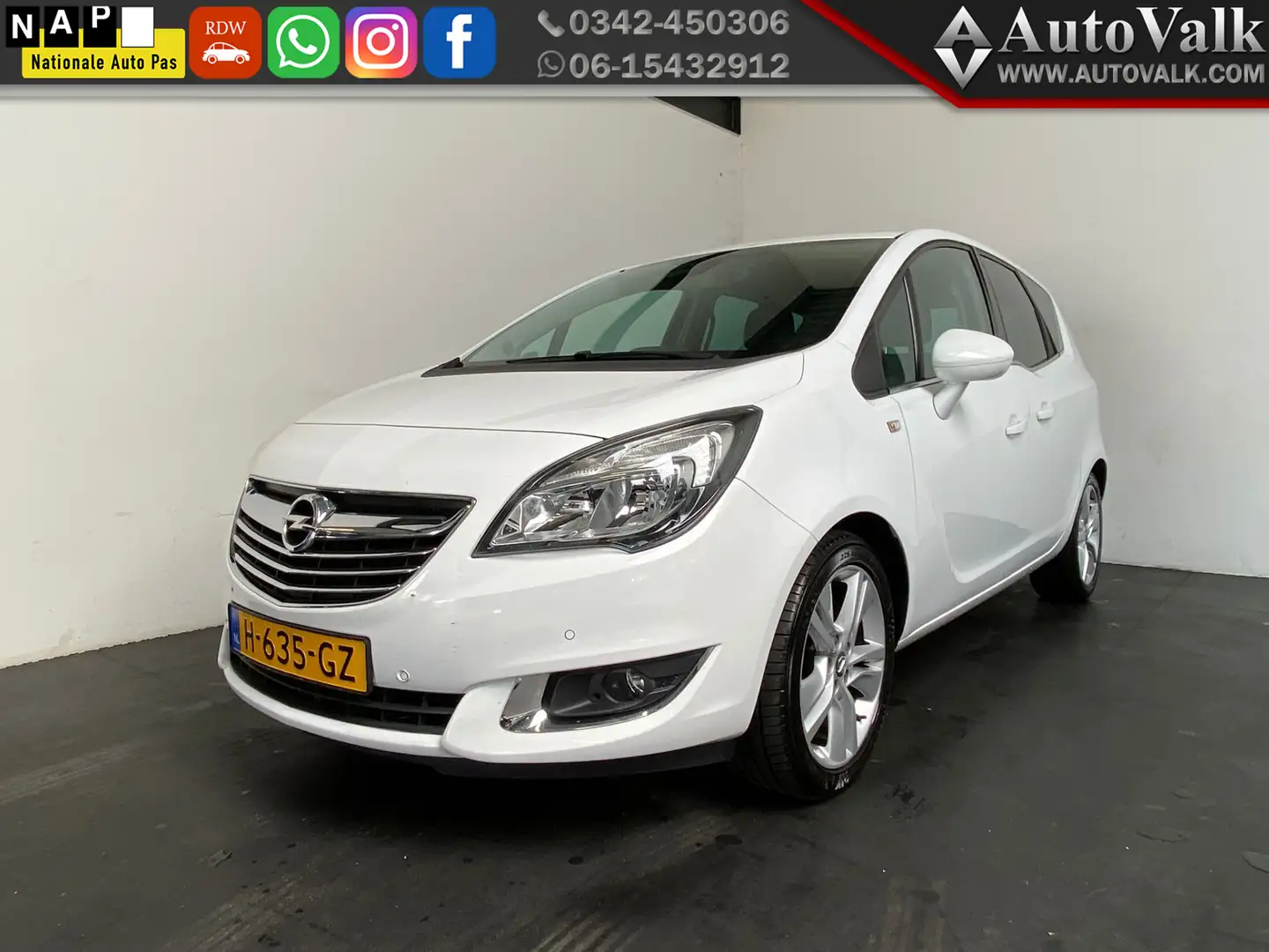 Opel Meriva 1.4 Turbo Cosmo Wit - 1