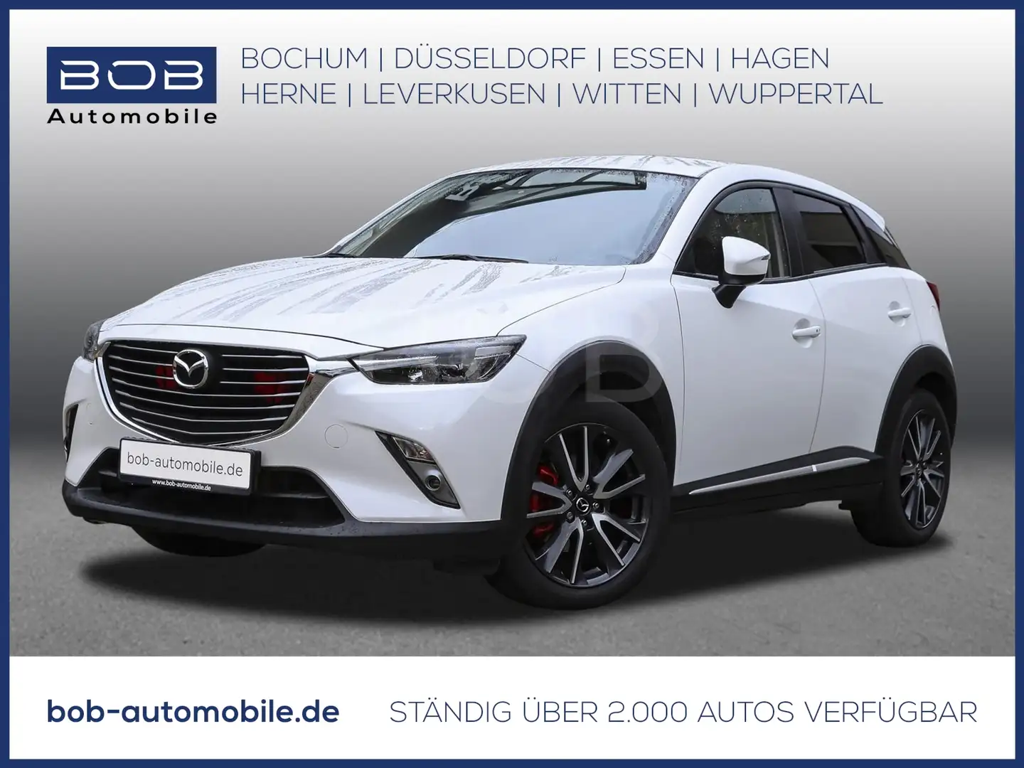 Mazda CX-3 SKYACTIV-G Sports-Line NAVI SHZ PDC KLIMA Blanc - 1