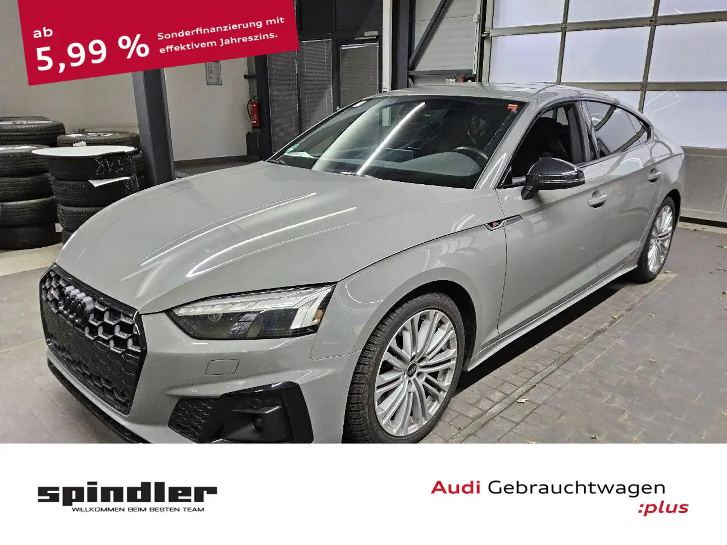 Audi S5 TDI quattro / MMI-Navi, Matrix, B&O Gris - 1