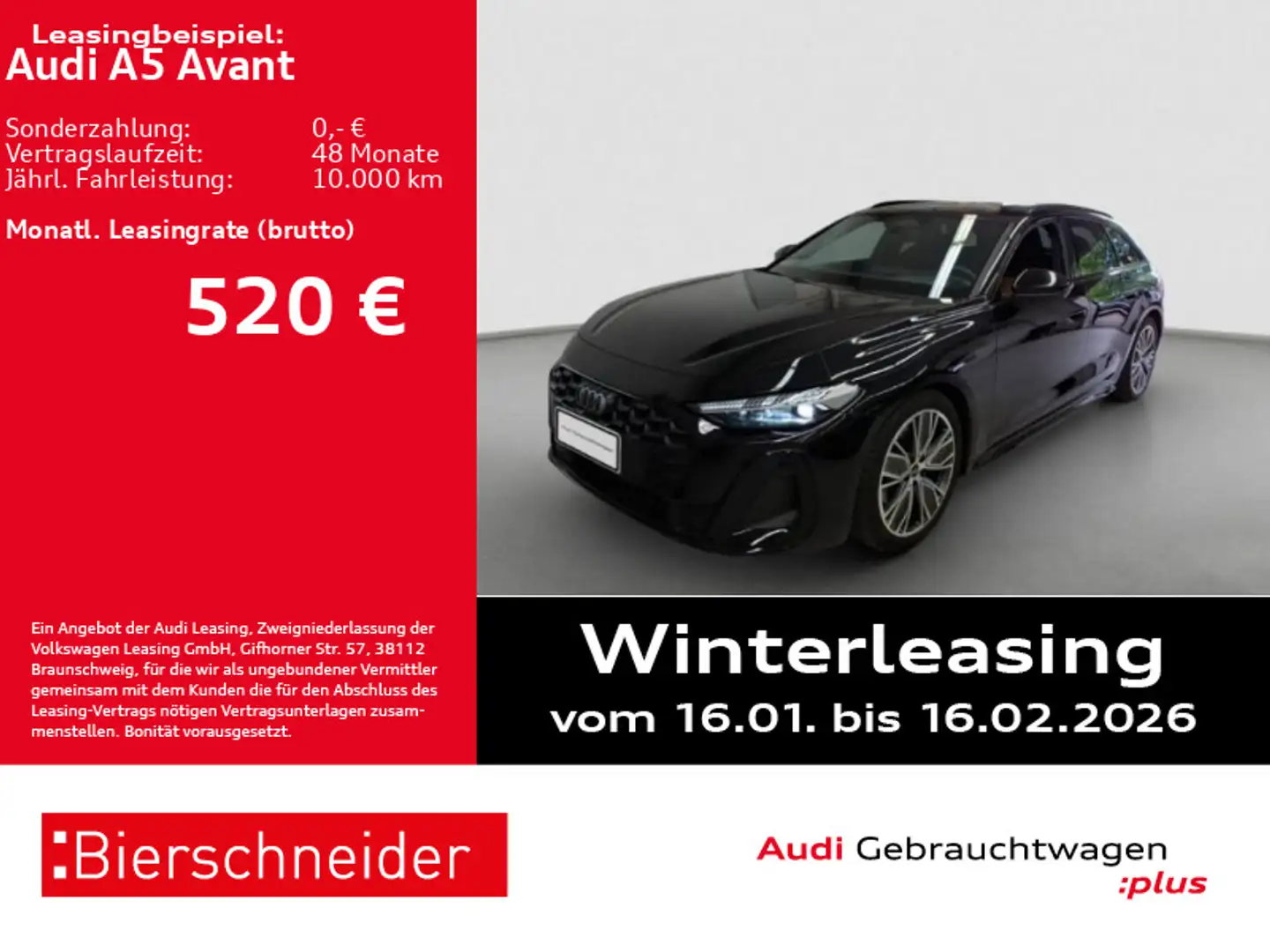 Audi A5 A5 Av TDI qu S-Line MATRIX OLED HuD B&O Schwarz - 1